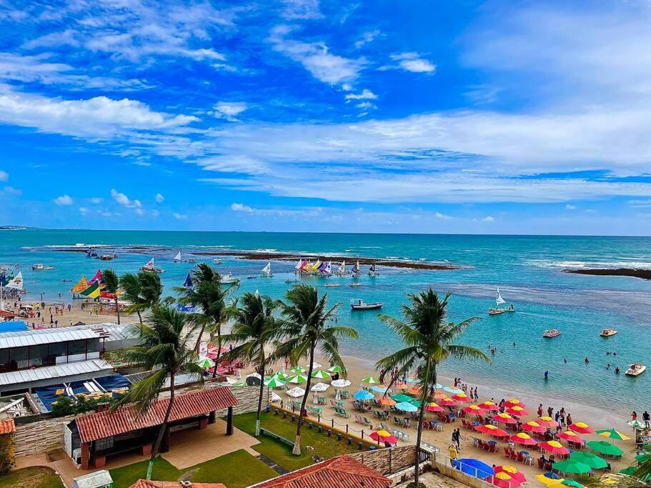Flat Confortavel E Completo A Poucos Passos Da Praia Em Porto De Galinhas Rua Das Sombrinhas Экстерьер фото